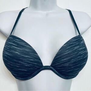 Victoria's Secret PINK Wear Everywhere Super Push-Up Bra 34B Space‎ Dye